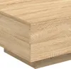 vidaXL Table basse avec lampes LED Chêne Sonoma 55x55x31 cm Voir les images du produit 10