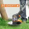 Akku-Rasentrimmer, Elektrischer Rasenschneider mit 2 Produktbild-Vorschau 4