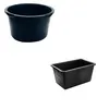Mörtelkuebel schwarz 90 l Produktbild-Vorschau 2