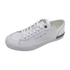 Tommy Hilfiger Corporate Vulc Leder Herren Sportschuhe weiß Produktbild-Vorschau 12