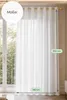 MEBLEODNOWA, Voile-Gardine mit Ösen, Glatter Voile, Weiß, Produktbild-Vorschau 3