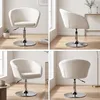 Duhome Clubfauteuil, cocktailfauteuil van kunstleer, Productafbeelding-voorbeeld 3