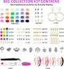Perlen zum Auffädeln, 1000+ Stück Perlen Set, 6mm Polymer Produktbild-Vorschau 4