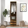 Armadio con cassetti in rovere fumé 50x50x200 cm Anteprima dell’immagine prodotto 9