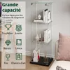 INONEFT Glazen displaykast, vrijstaand model met Productafbeelding-voorbeeld 4