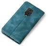 A teal flip cover phone case is shown against a white background. Produktbild-Vorschau