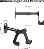 Wiltec Fahrrad Wandhalterung 39,8 x 16,7 x 32,6-42,6 cm bis Produktbild-Vorschau 3