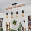 Tubione moderne Deckenlampe aus Holz/Metall in Produktbild-Vorschau 10