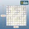 Vilde | Rideau de Douche 180x180 cm - Set avec 12 Crochets Voir les images du produit 5