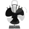 vidaXL Ventilátor na sporák s tepelným pohonem 3 lopatky Náhled obrázku produktu 2