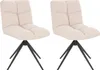 HOME DELUXE - Esszimmerstuhl NODA - 2er Set, Farbe: Cord Produktbild-Vorschau 1
