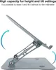TooQ TQLRS0012-AL-G, Laptop- & Tablet-Ständer, Grau, Produktbild-Vorschau 5
