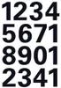 HERMA Zahlen Sticker 0-9 Folie schwarz Höhe: 25 mm 32 Produktbild-Vorschau 1