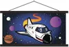 MuchoWow® Textilposter Eine Illustration einer Raumfähre Produktbild-Vorschau 1