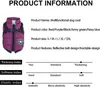 Winter-Haustier-Hundejacke mit Geschirr Winter-warme Produktbild-Vorschau 2