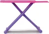 A toy ironing board with a pink top and purple legs, shown from the side against a white background. Produktbild-Vorschau