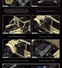 Collage of images showing features of a remote control off-road vehicle model. Voir les images du produit