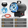 Peviasot Gasheizgebläse 15 kW LPG Gasheizer Bauheizer mit Produktbild-Vorschau 5