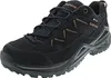 A single black hiking shoe shown from a three-quarter side view against a white background. Anteprima dell’immagine prodotto