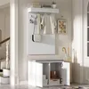Merax Garderobeset, 3-in-1: Entreegarderobe met Productafbeelding-voorbeeld 5