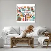 Bild auf Leinwand - Leinwandbild - Winter Baum Wald Tiere - Produktbild-Vorschau 6