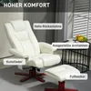 Relaxfauteuil met voetenbankje, lederlook, verstelbare Productafbeelding-voorbeeld 8