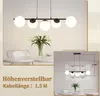 ZMH Pendelleuchte Glas Esstisch Hängeleuchte Schwarz  Produktbild-Vorschau 6
