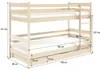 Masseno Etagenbett SIMBA 80x160 cm mit Schublade, Produktbild-Vorschau 5