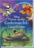 A book cover featuring Disney characters from various movies, including Dumbo, The Lion King, and The Jungle Book, with the title "Meine ersten Gutenacht-Geschichten" (My First Bedtime Stories). Náhled obrázku produktu