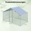 COSTWAY Kurník odolný voči zimným podmienkam, voľný výbeh z Náhľad obrázku produktu 2