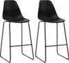 vidaXL 3-tlg. Bar-Set Kunststoff Schwarz Produktbild-Vorschau 4