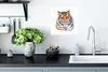 MuchoWow® Poster Tiger - Augen - Grün 30x30 cm - Wandposter Produktbild-Vorschau 3