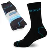Bituxx 3 Paar Full Freizeit & Arbeitssocken Schwarz 43-46 Produktbild-Vorschau 1
