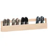 vidaXL Wand-Schuhregale 2 Stk. 110x9x23 cm Massivholz Produktbild-Vorschau 4