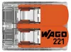 Wago 221-612, Gerade, 450 V, Orange, Transparent, EN 60664 Produktbild-Vorschau 7