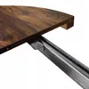 Černý kulatý rozkládací stůl OAK HUNTON Ø90+50+50 Náhled obrázku produktu 5
