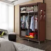 A portable fabric wardrobe filled with clothes. Anteprima dell’immagine prodotto