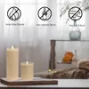LED Kerze Kugeln Set Wachs, Flackernde Flamme, Ø 10x9, Produktbild-Vorschau 3