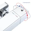 Homelody Duschsystem mit Thermostat 38°C Quadratische Produktbild-Vorschau 10