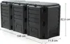 Komposter, 3-Kammer schwarz 1200 L COMPOGREEN Produktbild-Vorschau 2