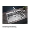 Spüle Blanco ETAGON 700-IF/A 740 x 500 mm edelstahl Produktbild-Vorschau 9