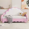 Ulife Sofabett mit Kunstlederbezug und LED-Beleuchtung per Produktbild-Vorschau 3