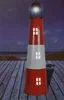 Großer Leuchtturm aus Metall mit Solarfunktion H:80 cm, Produktbild-Vorschau 2