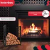 KOTARBAU® Range Bûche Intérieur Acier Revêtu Poudre 50 x 30 Voir les images du produit 2