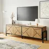 Merax TV Lowboard mit 4 Türen, TV Board mit geometrisches Produktbild-Vorschau 12
