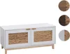 Sitzbank HWC-P54, Garderoben-Bank Schuhregal Schuhablage, Produktbild-Vorschau 8