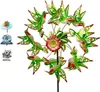 Windrad Gartenstecker Kolibri Vogel H. 130cm D. 45cm Metall Produktbild-Vorschau 5