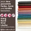 DecoHomeTextil Leinen Optik Tischdecke Dunkelbraun Eckig Produktbild-Vorschau 3
