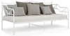 vidaXL Schlafsofa Bettgestell Weiß Metall 90x200 cm Produktbild-Vorschau 4