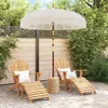 Parasol Macramé Crème 190 x 190 x 260 cm Voir les images du produit 3